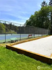 Close to Riviera Tennis, Pickleball, and Bocce Ball.