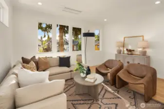 Photos of staged model home.
