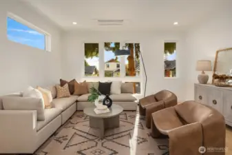 Photos of staged model home.