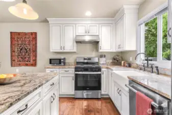 Bright and sunny kitchen