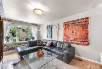 Picture window allows lots of living room light