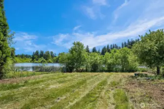 Another view of the lot and Lake Boren.
