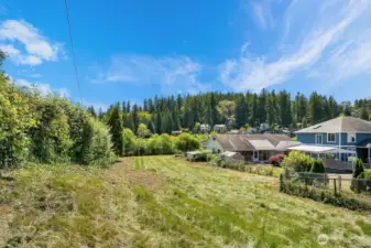 Picture taken from the NE corner of the property.