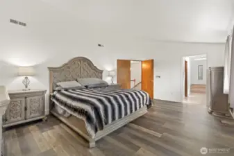 Primary Bedroom opens into primary bathroom