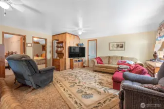 Living Room in Suite Above Garage