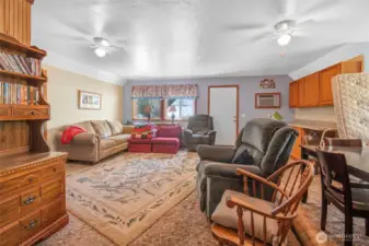 Living Room in Suite Above Garage