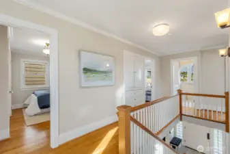 Welcome to the upstairs- this level has 5 bedrooms including the Primary!