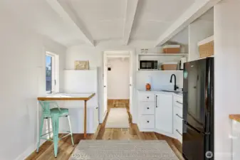 New luxury vinyl floors and a thorough remodel including electrical work was completed this year.