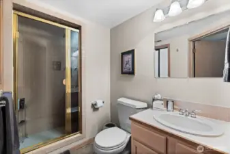 Spacious downstairs bathroom
