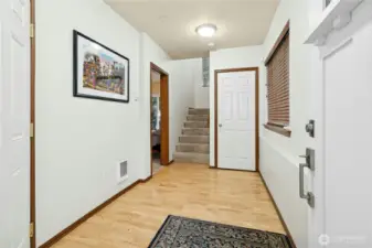 Light-filled entry invites you into spacious, comfortable living.