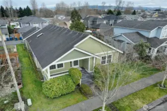 Newer roof, replaced in 2014. Low maintenance yard.