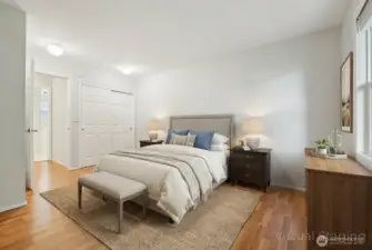 Primary Bedroom - Virtually Staged