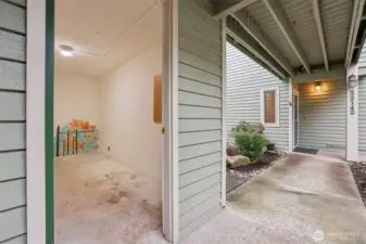 Private Storage Room - front door to the right
