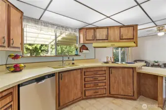 Views of the lake from your kitchen sink!