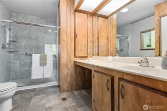 NEW Jacuzzi Walk-In Shower in primary bathroom