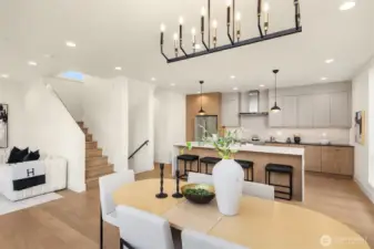 Photos from model home with similar floor plan