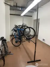 Bike anyone?  well here you have a safe place right inside your garage area