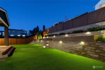 Imagine how your guests will enjoy the custom setting this landscaping provides.