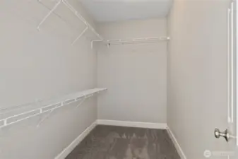 Walk-in closet.