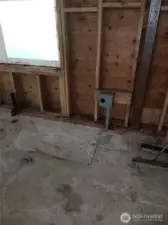 Lower Level Pre-Plumbed  Washer Dryer