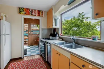~looking through kitchen