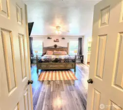 French door entry to Primary suite.
