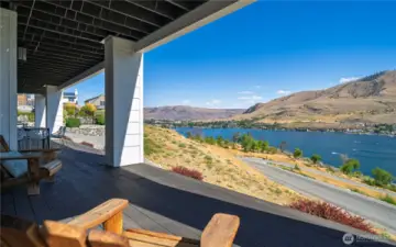 View from the deck right off the second ensuite bedroom.