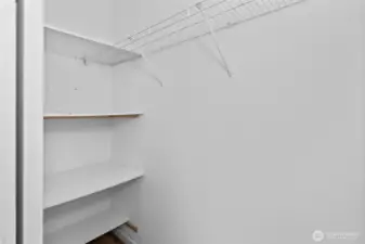 Large primary closet