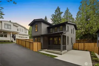 Photos of model home with similar floor plan