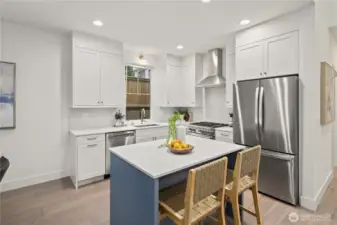 Photos of model home with similar floor plan