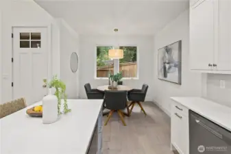 Photos of model home with similar floor plan