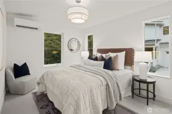 Photos of model home with similar floor plan