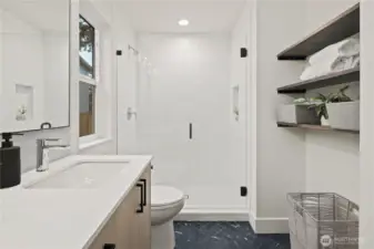 Photos of model home with similar floor plan