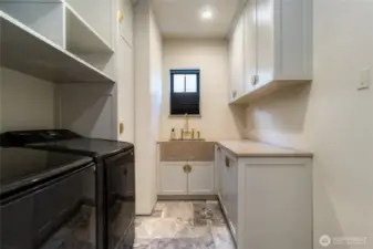 Laundry off of Garage Entry