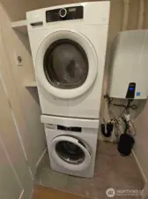 utility with tankless water heater