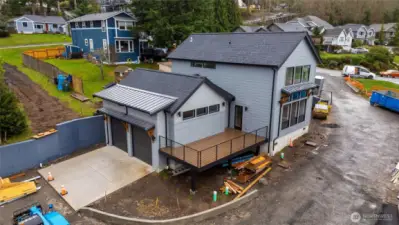 This well appointed new construction house has many custom features and a large 2 car garage