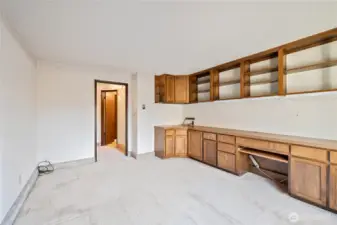 Bedroom currently being used as office