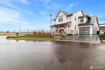 Desirable corner lot