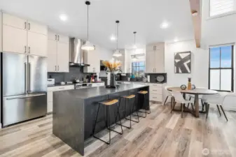 Beautiful kitchen and island