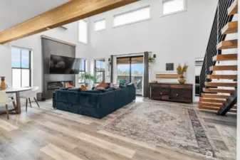 Patio off living room