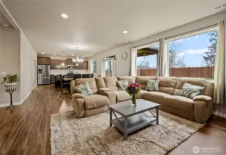 Expansive open concept