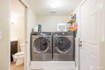 Laundry room. Washer & dryer included!