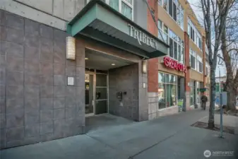 Stroll to shopping, dining, & the waterfront trail.