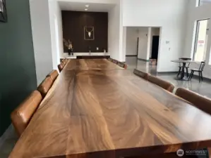 Beautiful wood dining table
