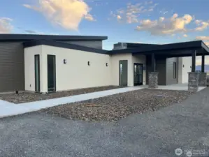 Entry to the new beautiful clubhouse