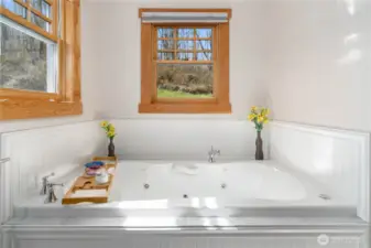 Ahhhh....plus, an energy efficient hot water recirculating pump provides you with instant hot water.