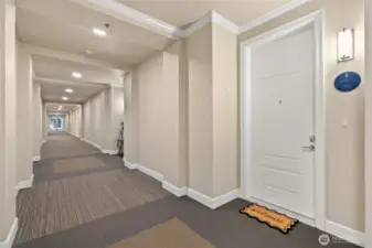 Located on the main level with wide and inviting hallways.