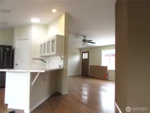 FRONT ENTRY DOOR IN LIVING ROOM.