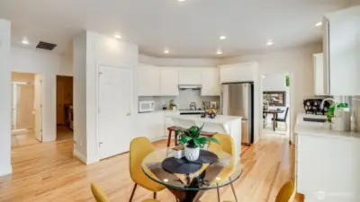Peace of mind and pride in ownership radiate throughout this home with the newly painted interior, new carpets, refinished hardwoods, newer roof, newer furnace and AC too for year round comfort!