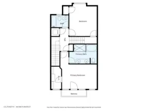 Wonderful Primary Bedroom with Private Bath, Juliet Balcony, Walk-In Closet with California Closet Built-Ins